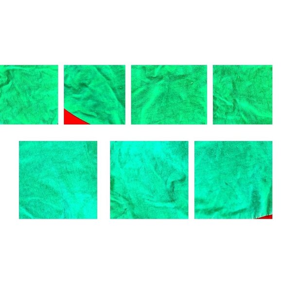 VTG Poinsettia Christmas Tree Skirt Red Green Holly Embroidered Flower L… - Picture 11 of 12